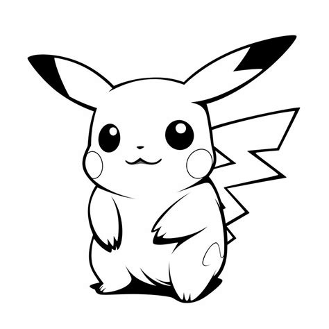 picachu para pintar|33 Pikachu Para Colorear